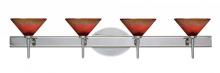 Besa Lighting 4SW-117681-LED-CR - Besa Wall Kona Chrome Sunset 4x5W LED