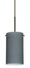 Besa Lighting B-4404TN-BR-L - Besa Stilo 7 Pendant For Multiport Canopy Bronze Titan 1x50W Candelabra, 15Ft. Cord