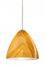 Besa Lighting RXP-1779HN-LED-SN - Besa Pendant Mia Satin Nickel Honey 1x5W LED