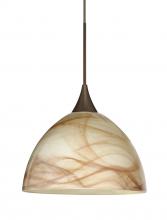 Besa Lighting RXP-467983-BR-L - Besa Pendant Brella Bronze Mocha 1x50W Halogen, 15Ft. Cord