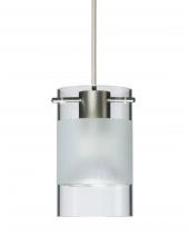 Besa Lighting RXP-6524EC-SN-L - Besa Pendant Scope Satin Nickel Clear/Frost 1x50W Halogen Mr16, 15Ft. Cord