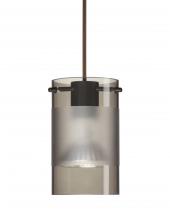 Besa Lighting RXP-6524ES-BR-L - Besa Pendant Scope Bronze Smoke/Frost 1x50W Halogen Mr16, 15Ft. Cord