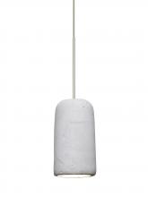 Besa Lighting X-GLIDENA-LED-SN-L - Besa Glide Cord Pendant For Multiport Canopy, Natural, Satin Nickel Finish, 1x2W LED,