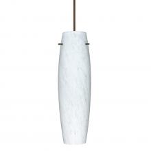 Besa Lighting XP-412119-BR-277 - Besa Tu Tu Pendant, Carrera, Bronze, 1x50W Halogen, 277V