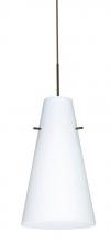  J-412407-LED-BR - Besa Cierro LED Pendant For Multiport Canopy J Opal Matte Bronze 1x9W LED