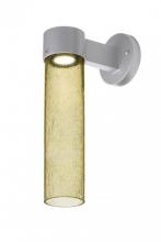  JUNI16GD-WALL-LED-SL - Besa, Juni 16 Outdoor Sconce, Gold Bubble, Silver Finish, 1x4W LED
