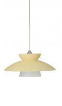  X-271897-LED-SN - Besa Pendant For Multiport Canopy Trilo 7 Satin Nickel Champagne 1x5W LED