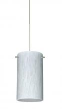  X-440419-SN - Besa Stilo 7 Pendant for Multiport Canopy Satin Nickel Carrera 1x50W Halogen