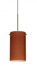  X-4404CH-BR - Besa Stilo 7 Pendant for Multiport Canopy Bronze Cherry 1x50W Halogen