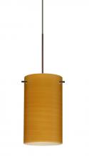  X-4404OK-BR - Besa Stilo 7 Pendant for Multiport Canopy Bronze Oak 1x50W Halogen