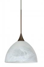  1XC-467952-BR - Besa Pendant Brella Bronze Marble 1x50W GY6.35