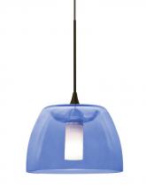  X-SPURBL-BR - Besa Spur Cord Pendant For Multiport Canopy, Blue, Bronze Finish, 1x35W Halogen