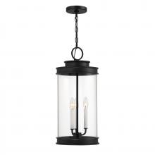  5-901-BK - Englewood 3-Light Outdoor Hanging Lantern in Matte Black