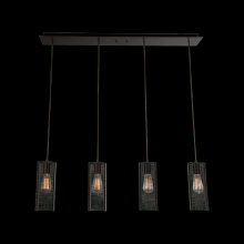  PLB0020-09-NB-0-C01-E2 - Downtown Mesh Linear Pendant Chandelier