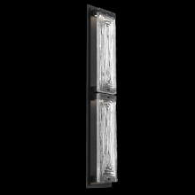  ODB0090-02-TB-TL-L2 - Tabulo Outdoor Sconce (L)-Textured Black-Linea Cast Glass