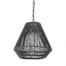  2047-79 - Tanner Outdoor Pendant Tapered Black