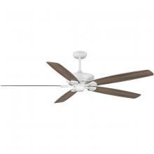  P250070-028 - Kennedale Collection 72-Inch Five-Blade DC Motor Transitional Ceiling Fan Driftwood/Matte White