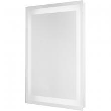  P300455-030-30 - Captarent Collection 30x36 in. Rectangular Illuminated Integrated LED White Modern Mirror
