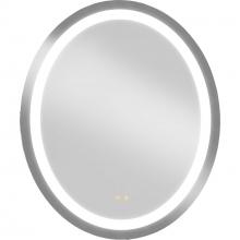  P300469-030-CS - Captarent Collection 30in. x 36 in. Oval Illuminated Integrated LED White Color