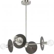  P400337-009 - Trimble Collection Four-Light Brushed Nickel Chandelier