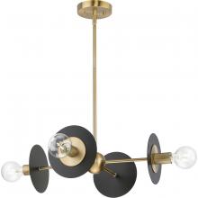  P400337-109 - Trimble Collection Four-Light Brushed Bronze Linear Chandelier