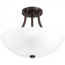  P3748-20 - Gather Collection Two-Light 12-7/8" Semi-Flush Convertible