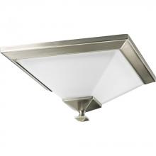  P3854-09 - Clifton Heights Collection Brushed Nickel One-Light 12-1/2" Flush Mount