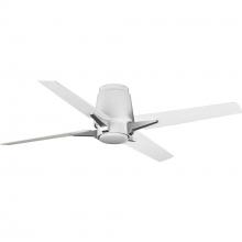  P250028-028 - Lindale Collection 52" Four-Blade Satin White Ceiling Fan