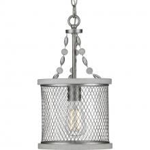  P500228-141 - Austelle Collection One-Light Galvanized Finish Farmhouse Pendant Light