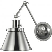 P710095-009 - Hinton Collection Brushed Nickel Swing Arm Wall Light