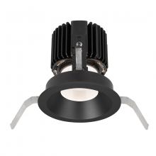  R4RD1T-F840-BK - Volta Round Shallow Regressed Trim with LED Light Engine