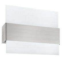 Eglo 204077A - 1 LT Integrated LED Track Light w/ Matte Nickel Finish & Satin Glass