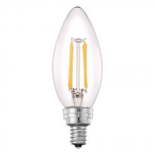 Eglo 204632A - 4W Clear LED E12/Candelabra base bulb 450 Lumens, 3000K