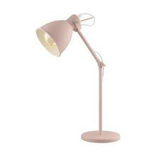  49086A - 1x40W Desk Lamp With Pastel Apricot Finish