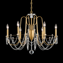  AR1006N-22O - Esmery 6 Light 120V Chandelier in Heirloom Gold with Clear Optic Crystal