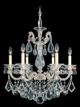  5072-23 - La Scala 6 Light 120V Chandelier in Etruscan Gold with Clear Heritage Handcut Crystal