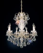  3656-40H - New Orleans 7 Light 120V Chandelier in Polished Silver with Clear Heritage Handcut Crystal