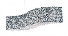  RE3214O - Refrax 13 Light 120V Linear Pendant in Polished Stainless Steel with Clear Optic Crystal
