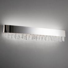  S3537-701O - Soleil 37in LED 3000K/3500K/4000K 120V-277V Bath Vanity & Wall Light in Polished Nickel with Clear