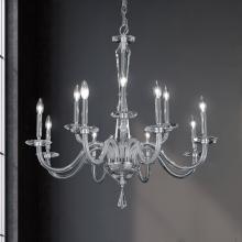  S9235-702O - Habsburg 12 Light 120V Chandelier in Polished Chrome with Clear Optic Crystal