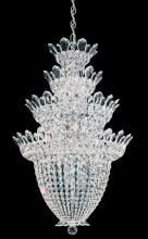  5848H - Trilliane 24 Light 120V Chandelier in Polished Stainless Steel with Clear Heritage Handcut Crystal
