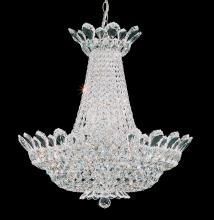  5871H - Trilliane 24 Light 120V Chandelier in Polished Stainless Steel with Clear Heritage Handcut Crystal