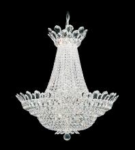  5872H - Trilliane 40 Light 120V Chandelier in Polished Stainless Steel with Clear Heritage Handcut Crystal