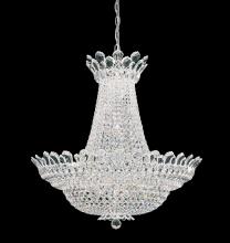  5873H - Trilliane 53 Light 120V Chandelier in Polished Stainless Steel with Clear Heritage Handcut Crystal