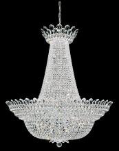  5875H - Trilliane 76 Light 120V Chandelier in Polished Stainless Steel with Clear Heritage Handcut Crystal