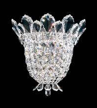  5876H - Trilliane 3 Light 120V Wall Sconce in Polished Stainless Steel with Clear Heritage Handcut Crystal