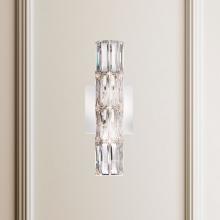  A9950NR700224 - Verve 3 Light 110V Wall Sconce in Stainless Steel with Clear Crystals From Swarovski