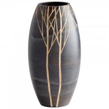  06023 - Onyx Winter Vase|Black-SM
