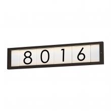  53651BK - Address-Outdoor Wall Mount