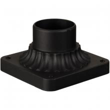  Z200-TB - Post Adapter Base for 3" Post Tops in Textured Black
